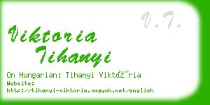 viktoria tihanyi business card